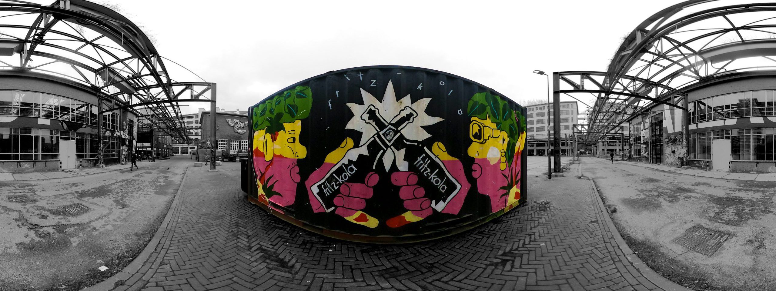 Fritz Kola graffiti container Strijp-S Eindhoven